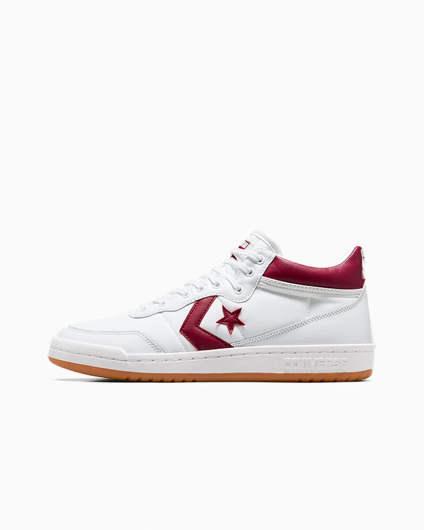 Women\'s Converse CONS Fastbreak Pro Leather Skate Shoes White / Red / White | AU C4908G